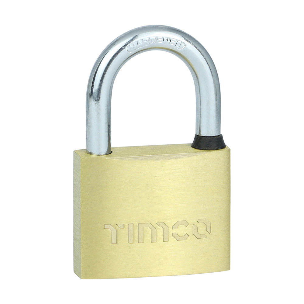 TIMCO Padlock - Brass