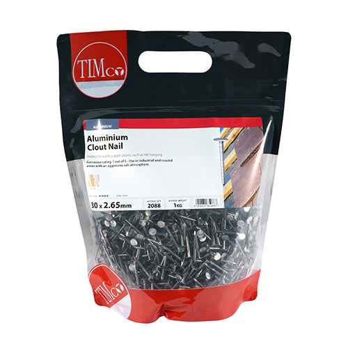 TIMCO Clout Nails - Aluminium