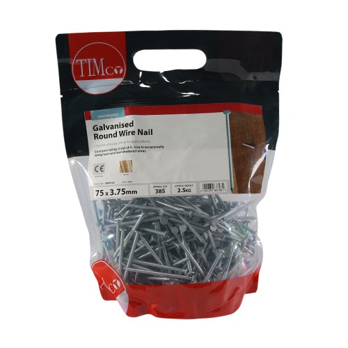 TIMCO Round Wire Nails - Galvanised