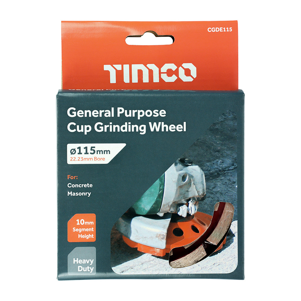 TIMCO General Purpose Cup Griding Wheel