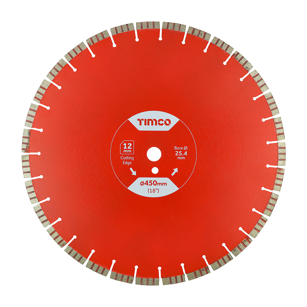 TIMCO Turbo Segmented Cutting Edge Diamond Blade