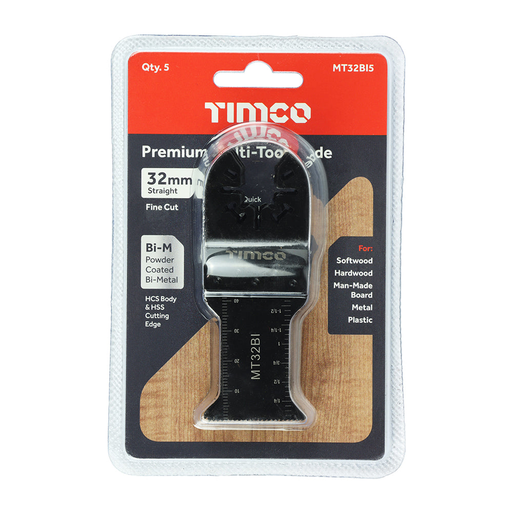TIMCO Premium Multi-Tool Fine Cut Blade For Wood/Metal Bi-Metal