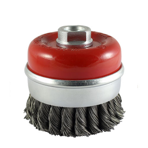 TIMCO Angle Grinder Brush - Twisted Knot, Cup