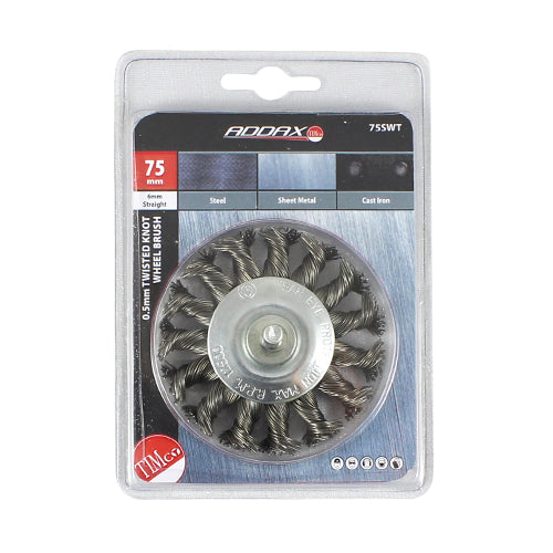 TIMCO Twisted Knot Steel Wire Wheel Brush