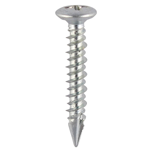 TIMCO Window Fabrication Screws Pan Countersunk PH High-Low Thread Slash Point - Zinc