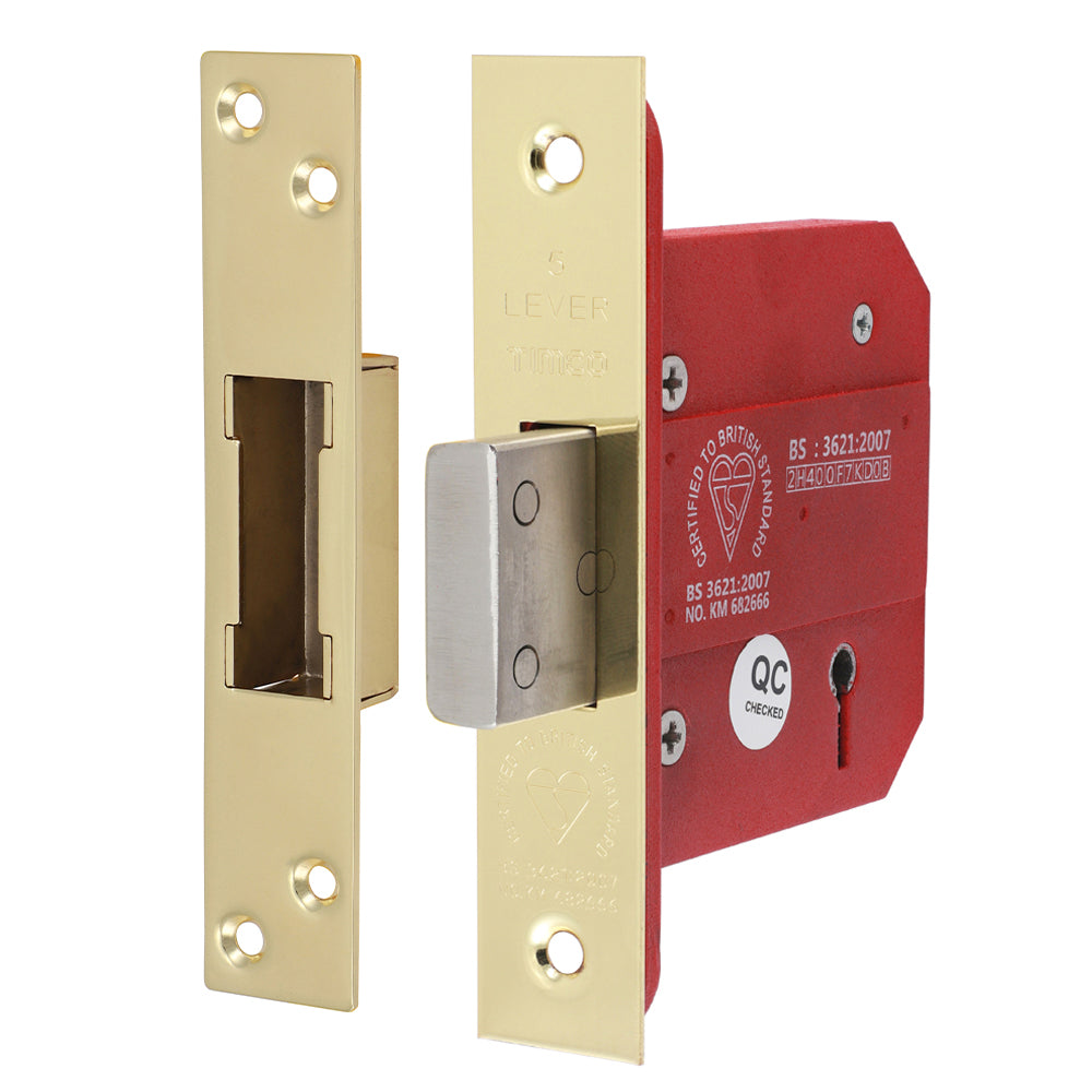 TIMCO 5 Lever British Standard Deadlock