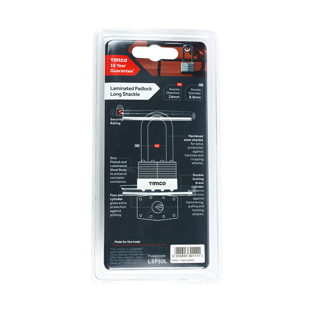 TIMCO Laminated Padlock