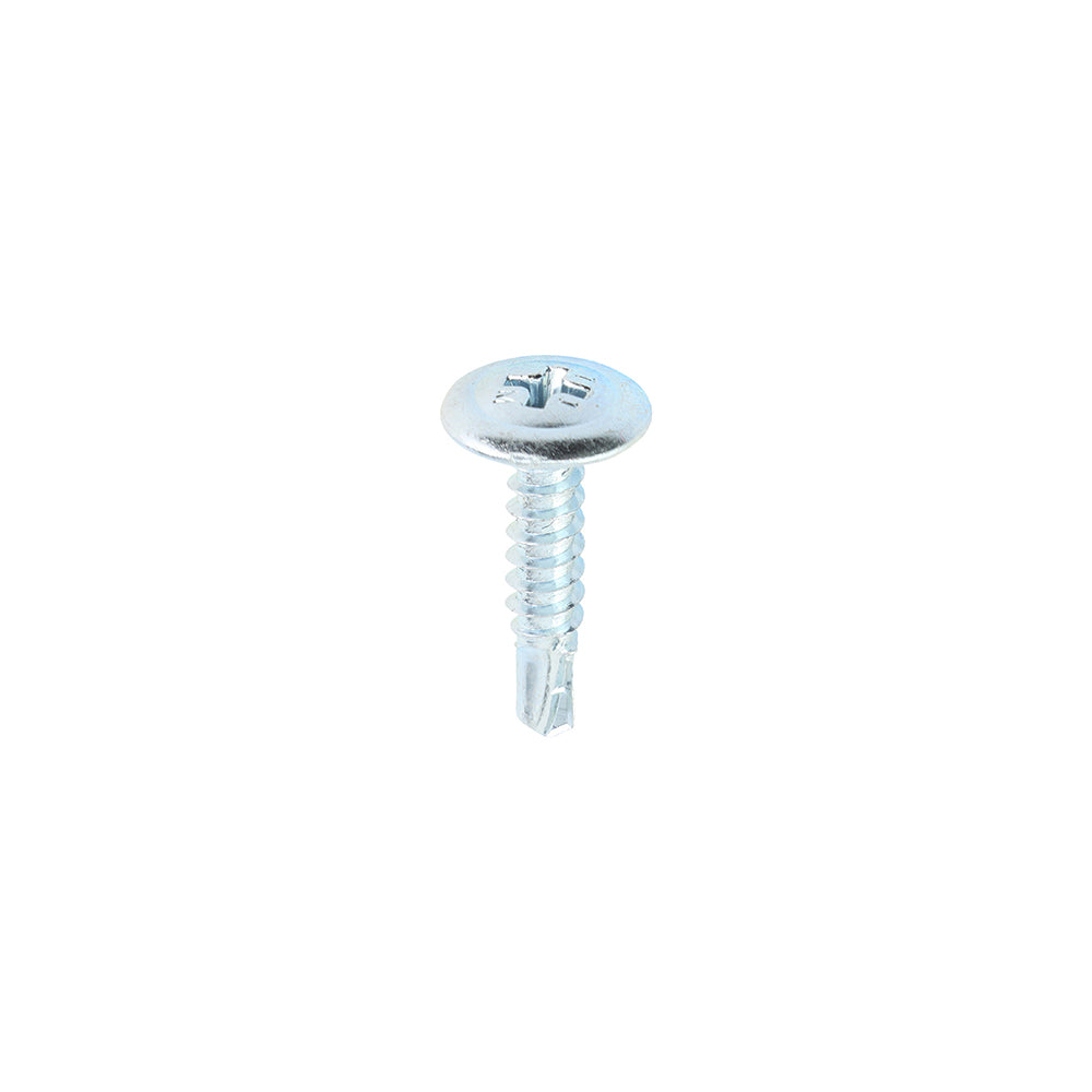 Metal Construction Sheet & Framing Screws - Wafer - Self-Drilling - Zinc