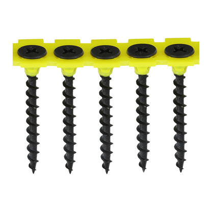 TIMCO Collated Drywall Coarse Thread Bugle Head Black Screws