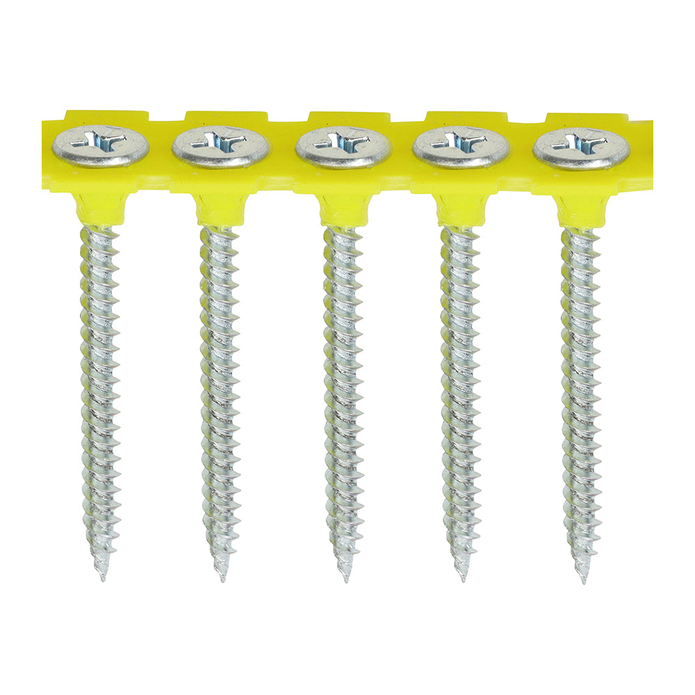 TIMCO Collated Drywall Fine Thread Bugle Head Silver Screws