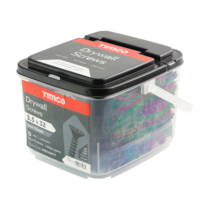 TIMCO Drywall Bugle Head Screws - Black - Fine Thread