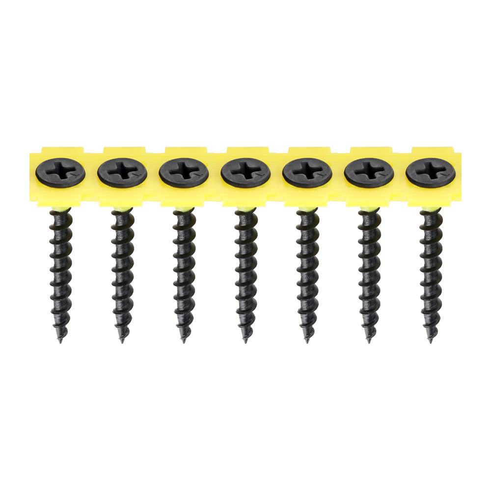 TIMCO Collated Drywall Coarse Thread Bugle Head Black Screws