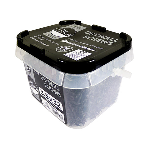 TIMCO Drywall Bugle Head Screws - Black - Coarse Thread