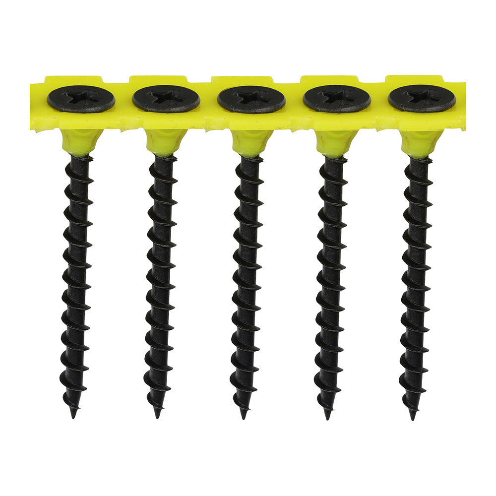 TIMCO Collated Drywall Coarse Thread Bugle Head Black Screws