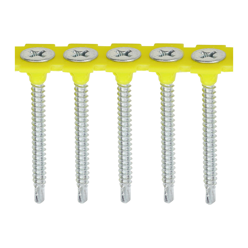 TIMCO Collated Drywall Self-Drilling Bugle Head Silver Screws