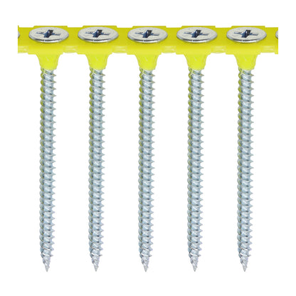 TIMCO Collated Drywall Fine Thread Bugle Head Silver Screws