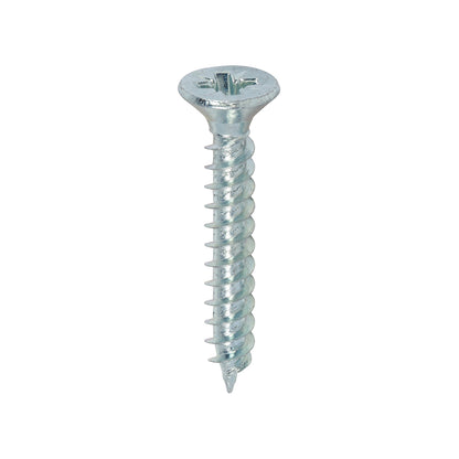 TIMCO Twin-Threaded Countersunk Woodscrews - Silver