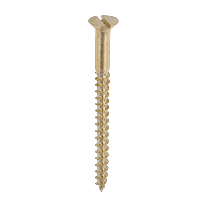 TIMCO Brass Woodscrew - Slotted