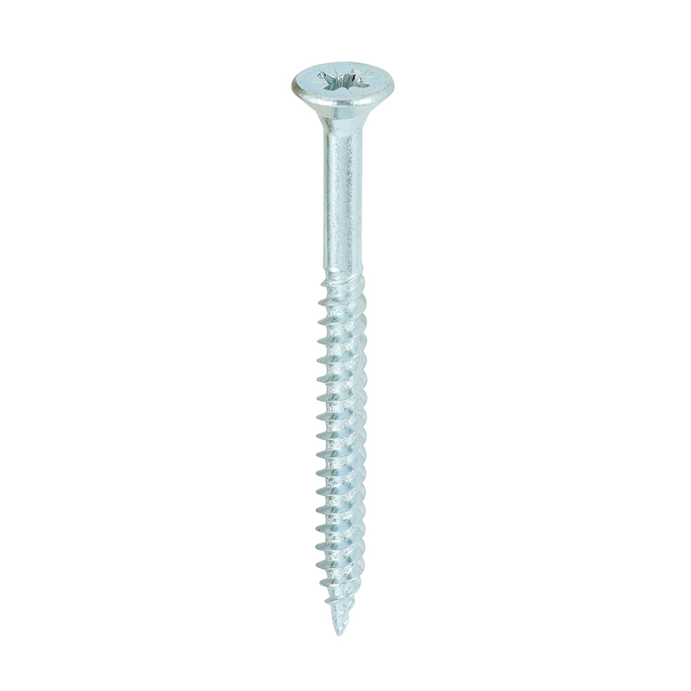 TIMCO Twin-Threaded Countersunk Woodscrews - Silver