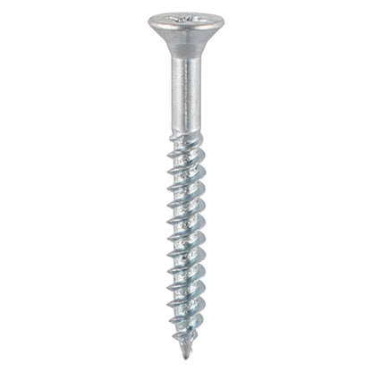 TIMCO Twin-Threaded Countersunk Woodscrews - Silver