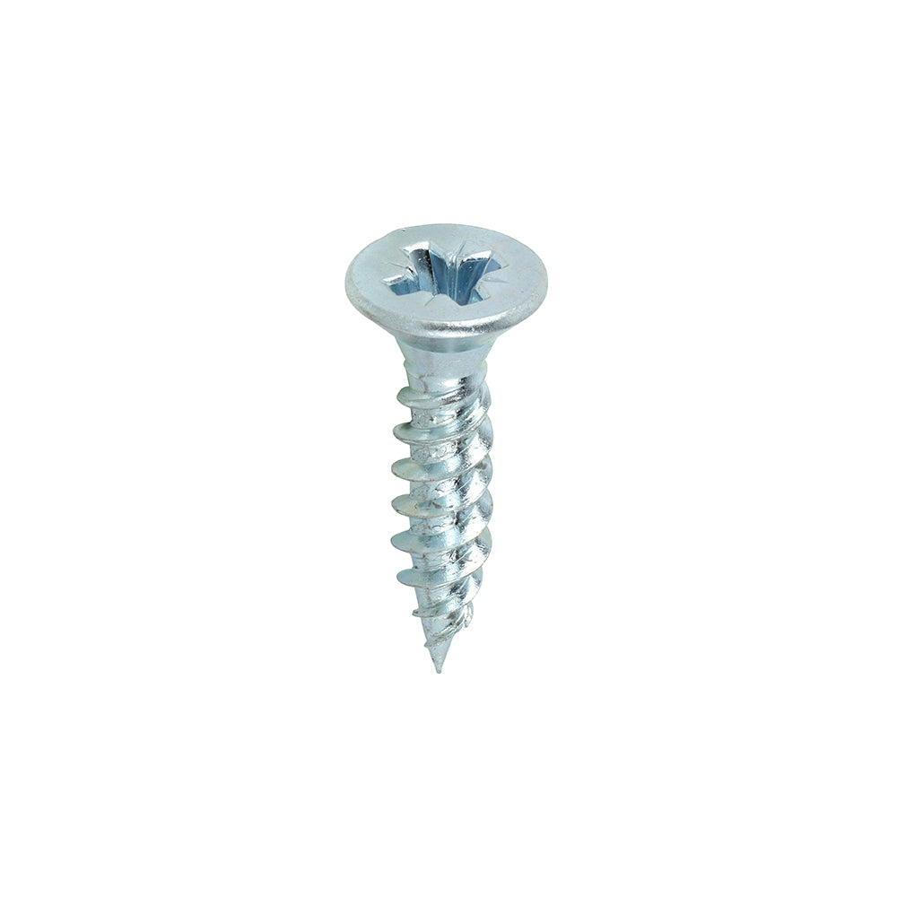 TIMCO Twin-Threaded Countersunk Woodscrews - Silver