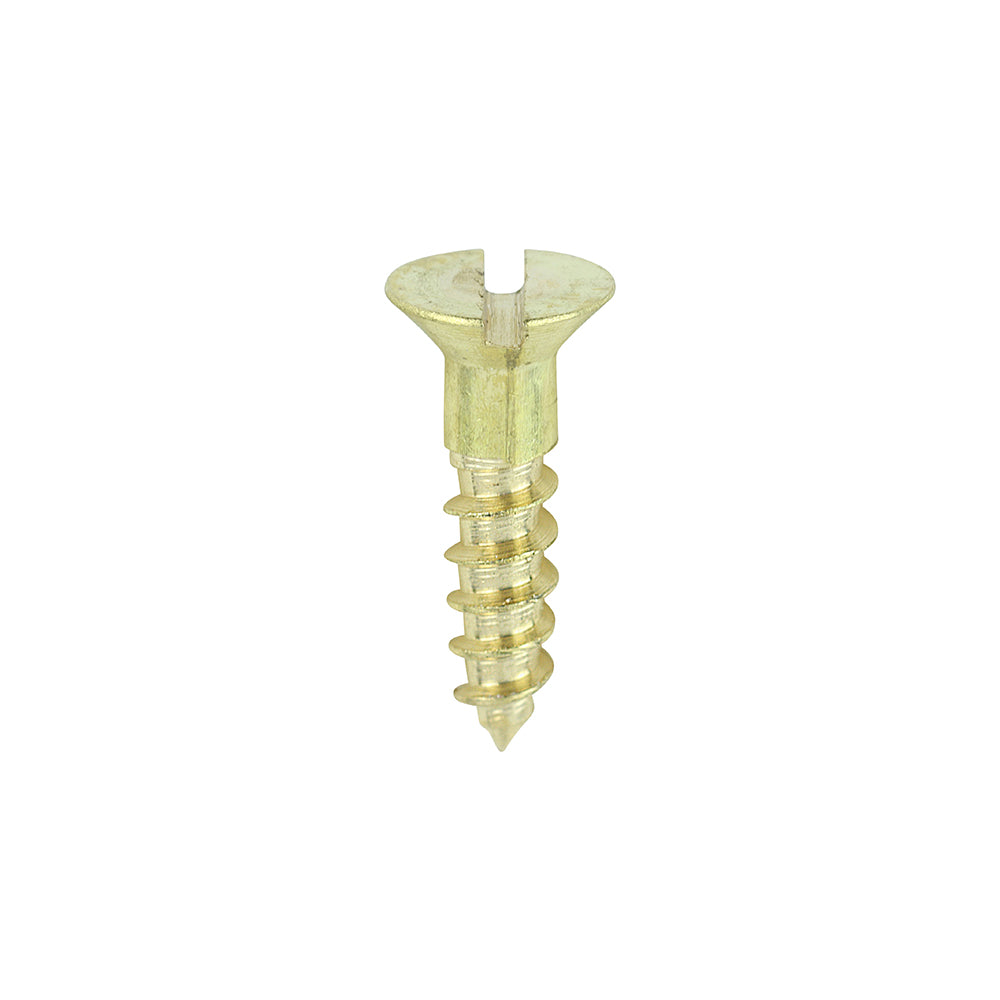 TIMCO Brass Woodscrew - Slotted