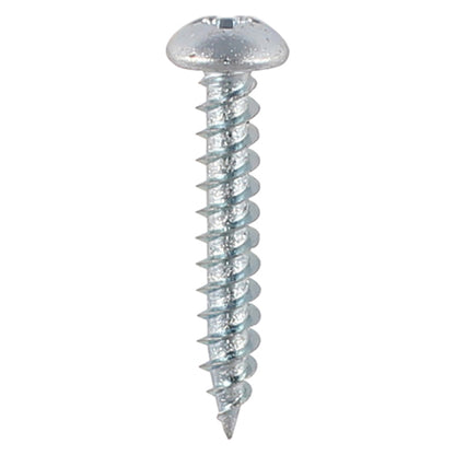 TIMCO Twin-Threaded Woodscrews - Silver - Round Head