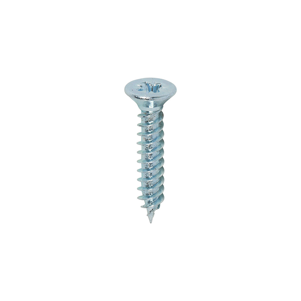 TIMCO Twin-Threaded Countersunk Woodscrews - Silver