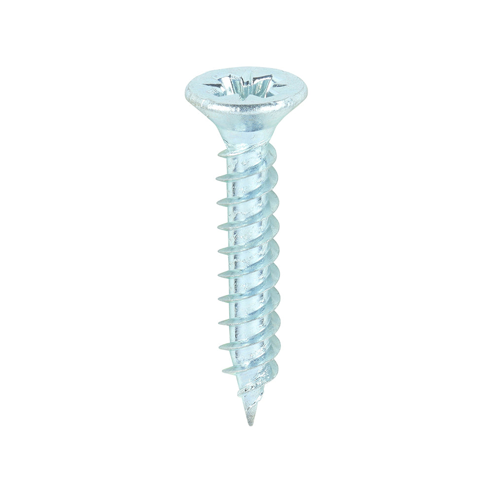 TIMCO Twin-Threaded Countersunk Woodscrews - Silver