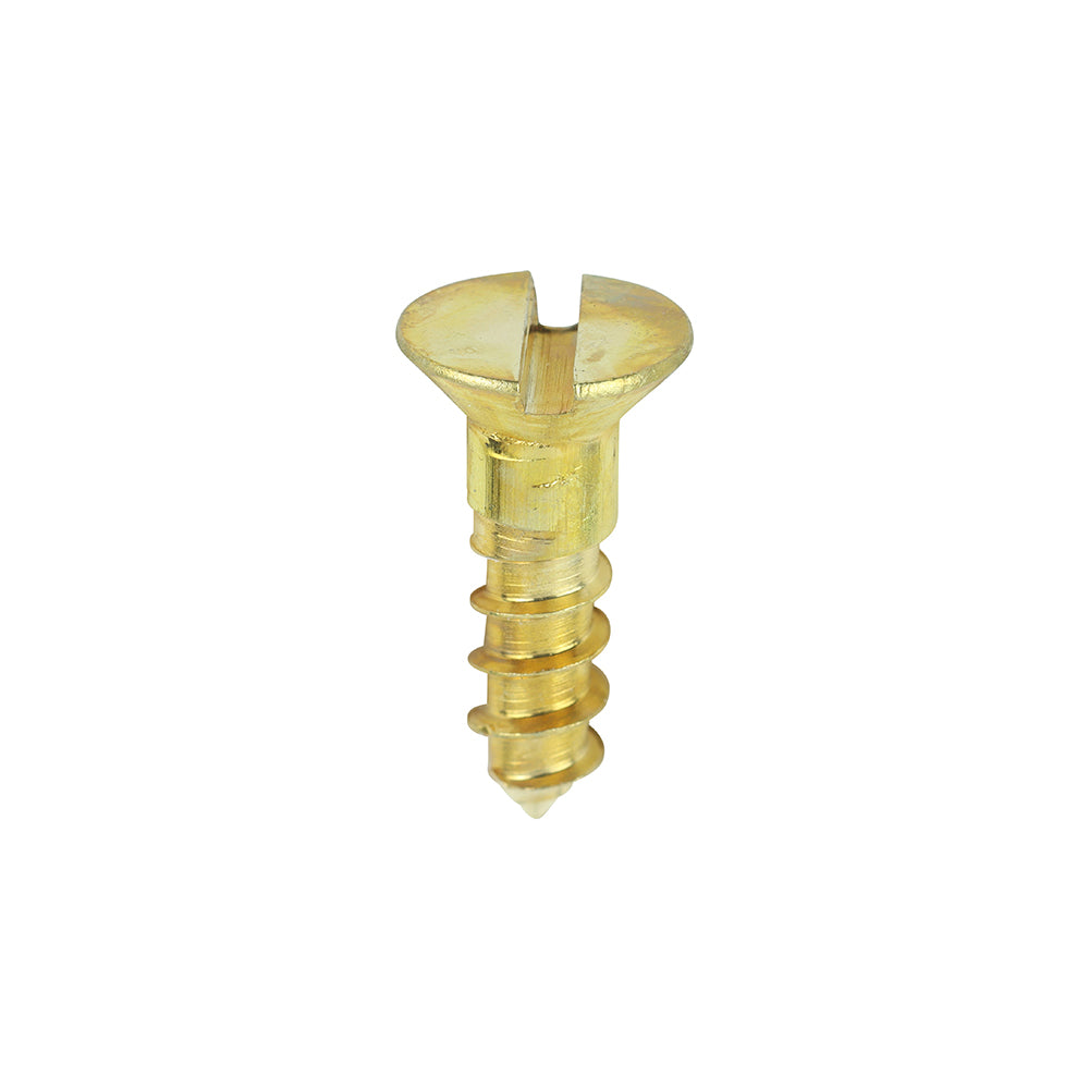 TIMCO Brass Woodscrew - Slotted