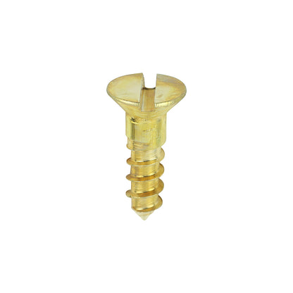 TIMCO Brass Woodscrew - Slotted