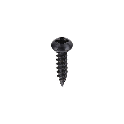 TIMCO Twin-Threaded Round Head Woodscrews - Black - Blackjax