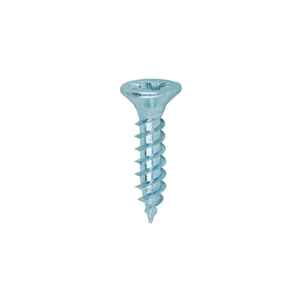 TIMCO Twin-Threaded Countersunk Woodscrews - Silver