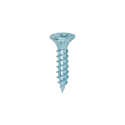 TIMCO Twin-Threaded Countersunk Woodscrews - Silver