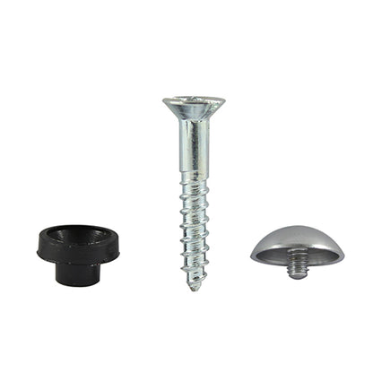 TIMCO Mirror Screws  - Chrome