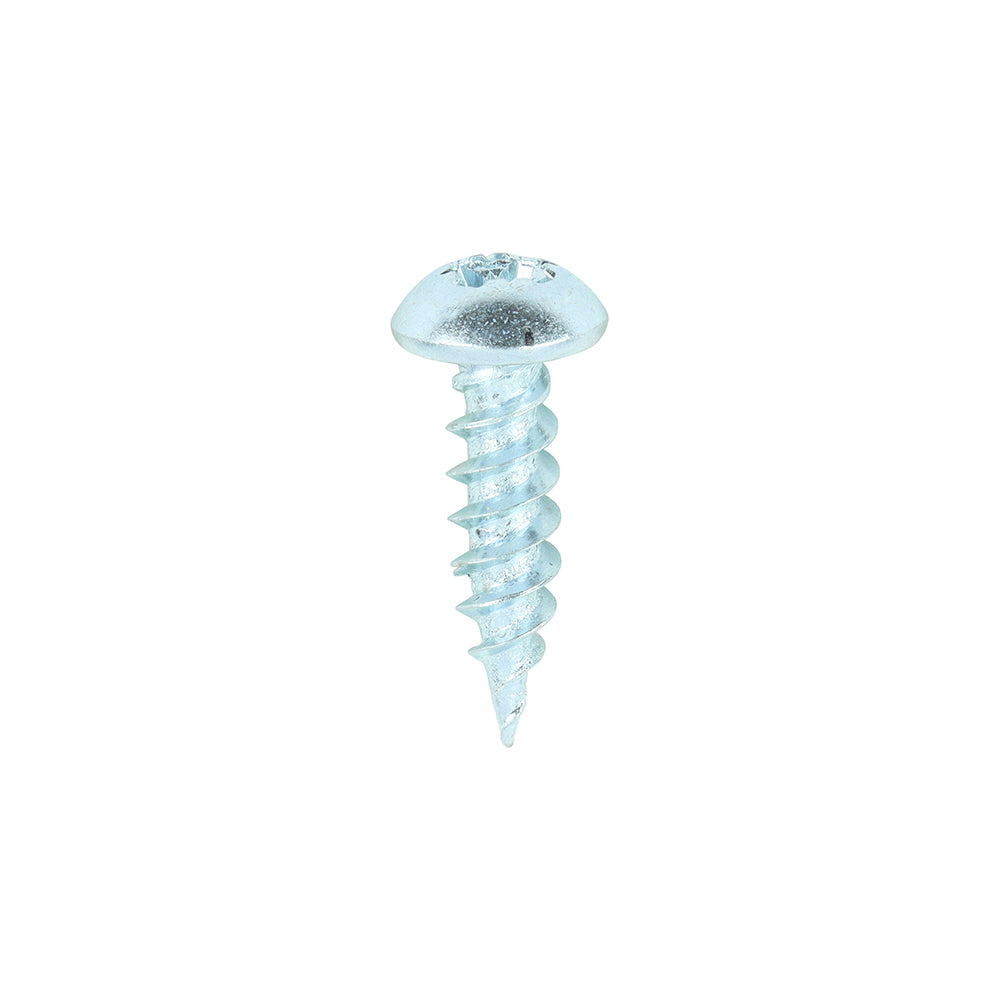 TIMCO Twin-Threaded Woodscrews - Silver - Round Head