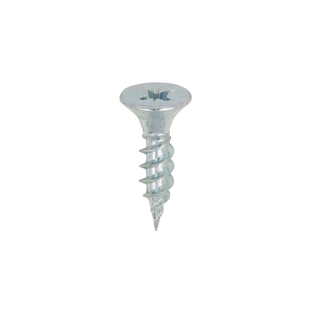 TIMCO Twin-Threaded Countersunk Woodscrews - Silver