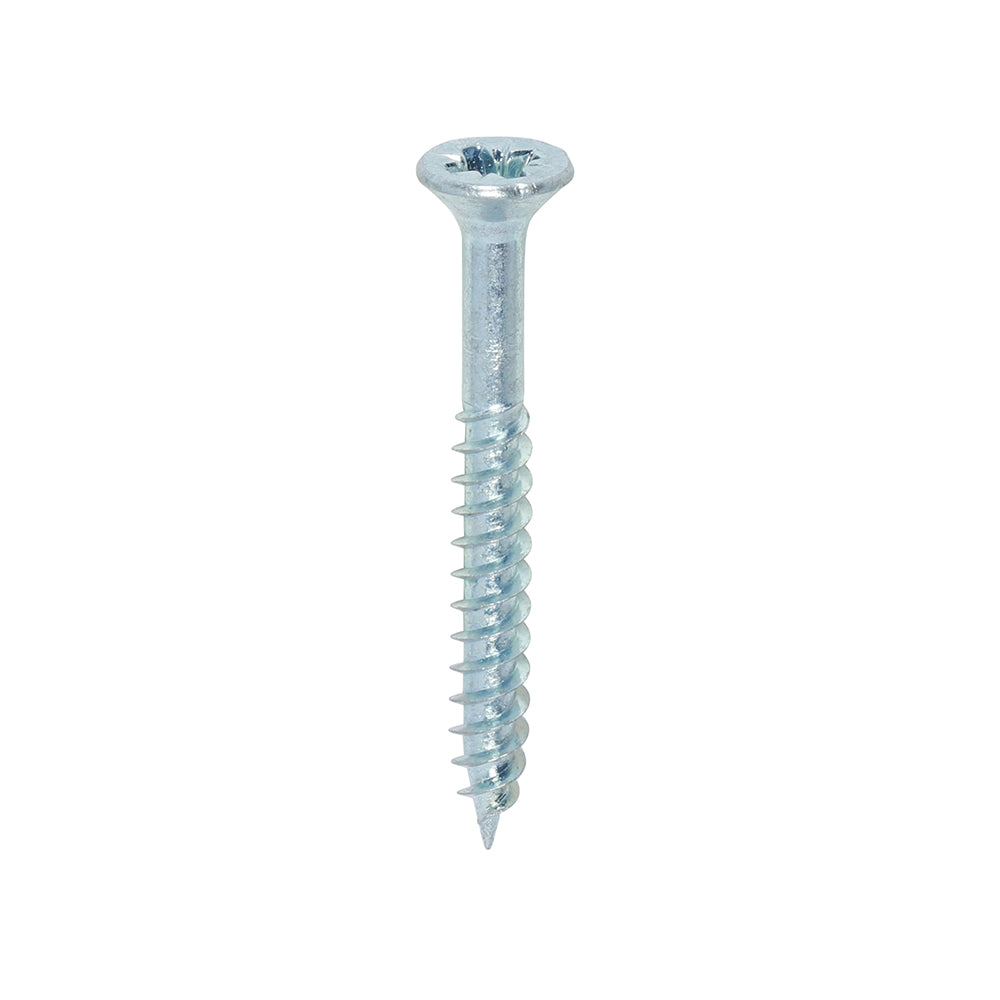 TIMCO Twin-Threaded Countersunk Woodscrews - Silver