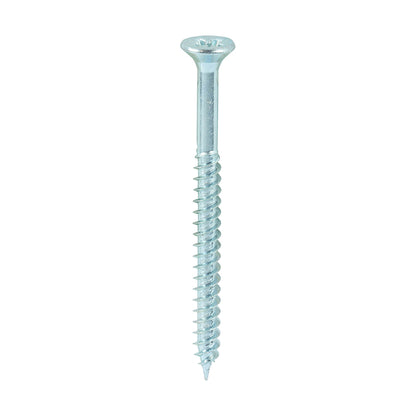 TIMCO Twin-Threaded Countersunk Woodscrews - Silver