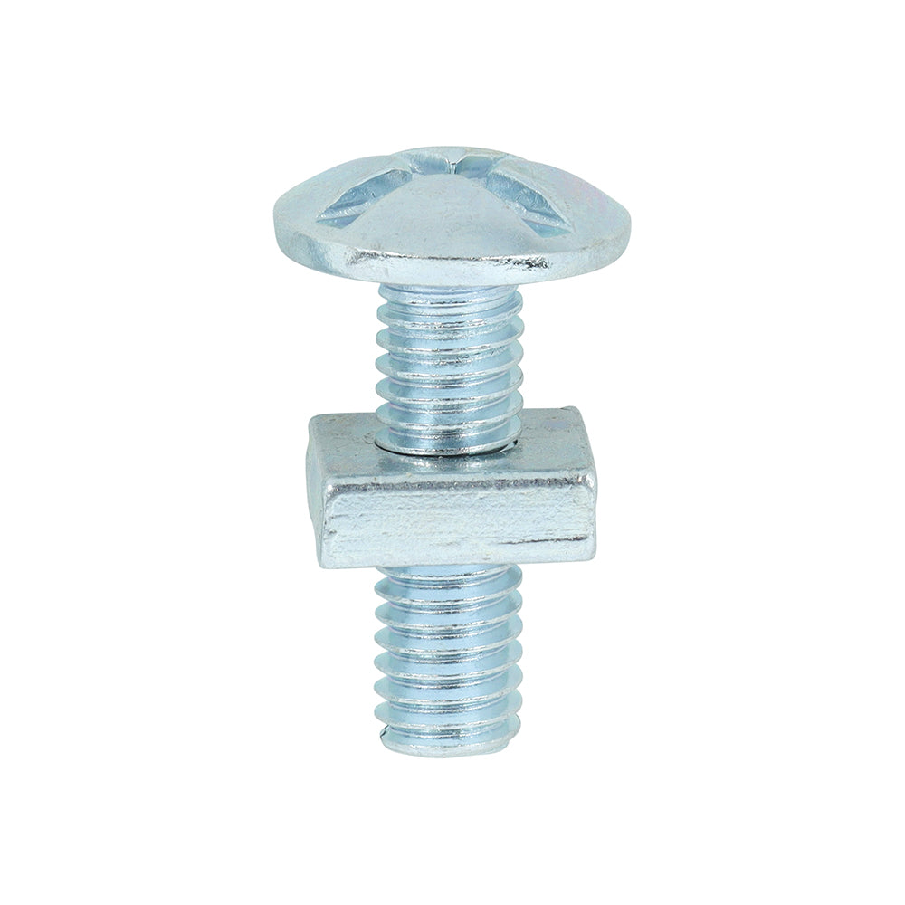 TIMCO Roofing Bolts & Square Nuts - Zinc
