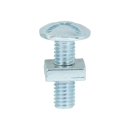 TIMCO Roofing Bolts & Square Nuts - Zinc