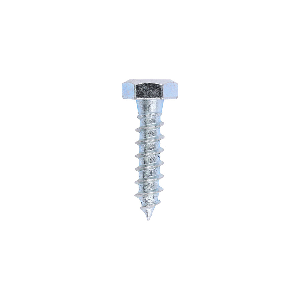 TIMCO Coach Screws - Hex Head - Zinc