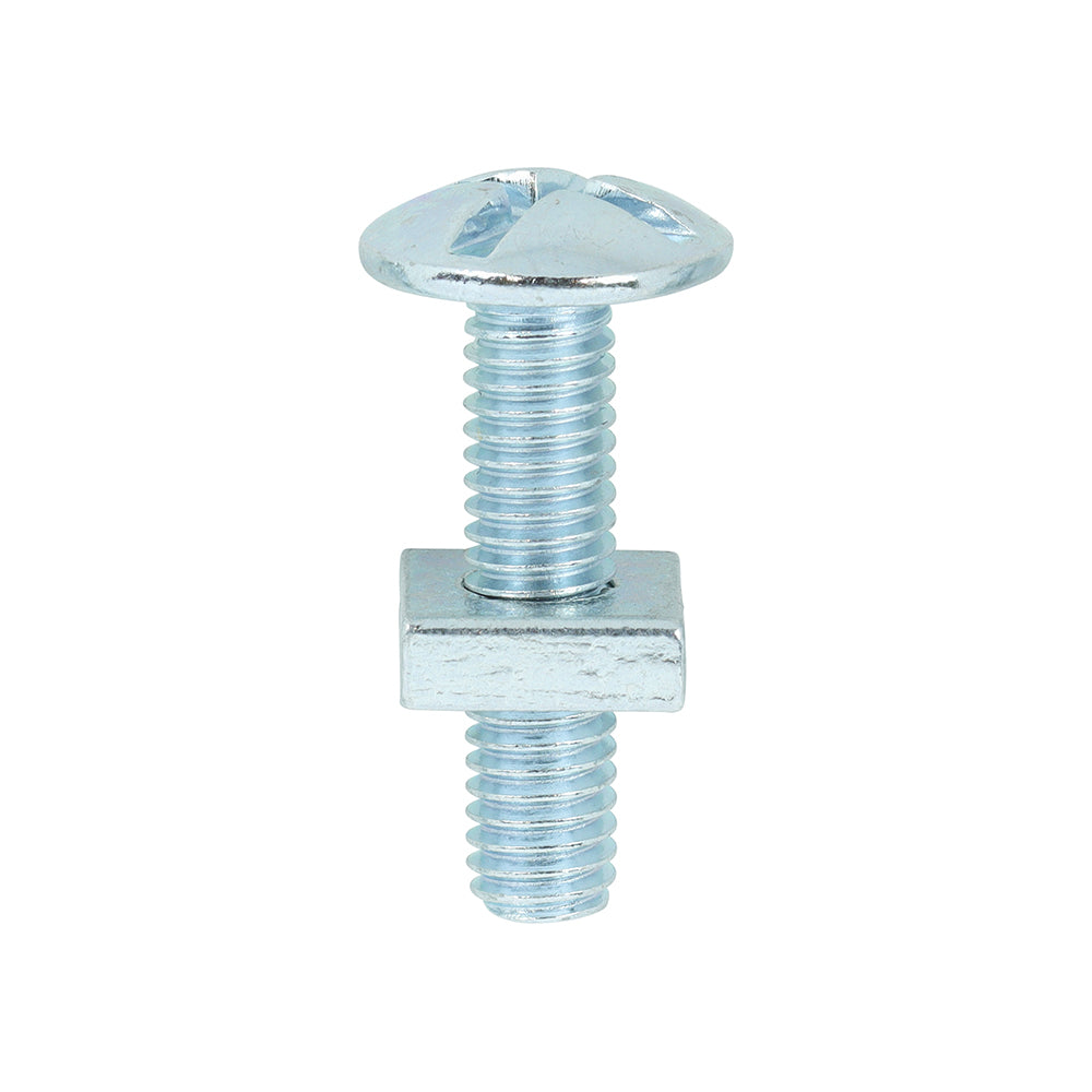 TIMCO Roofing Bolts & Square Nuts - Zinc