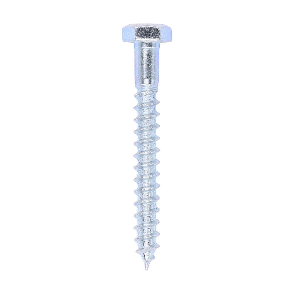 TIMCO Coach Screws - Hex Head - Zinc