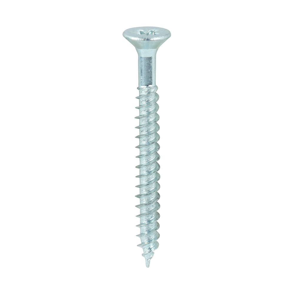 TIMCO Twin-Threaded Countersunk Woodscrews - Silver