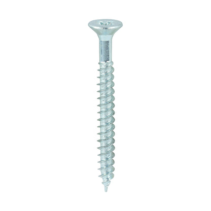TIMCO Twin-Threaded Countersunk Woodscrews - Silver