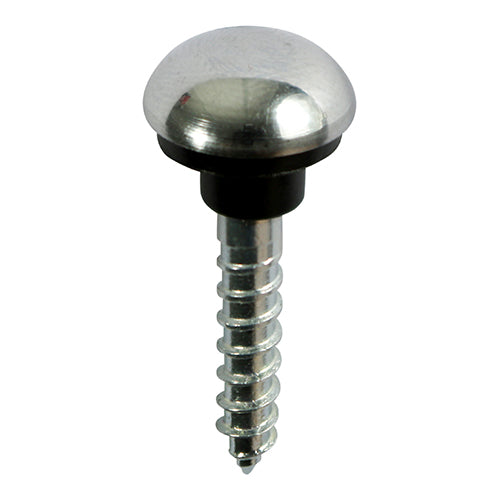 TIMCO Mirror Screws  - Chrome
