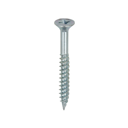 TIMCO Twin-Threaded Countersunk Woodscrews - Silver