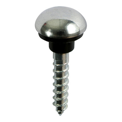 TIMCO Mirror Screws  - Chrome
