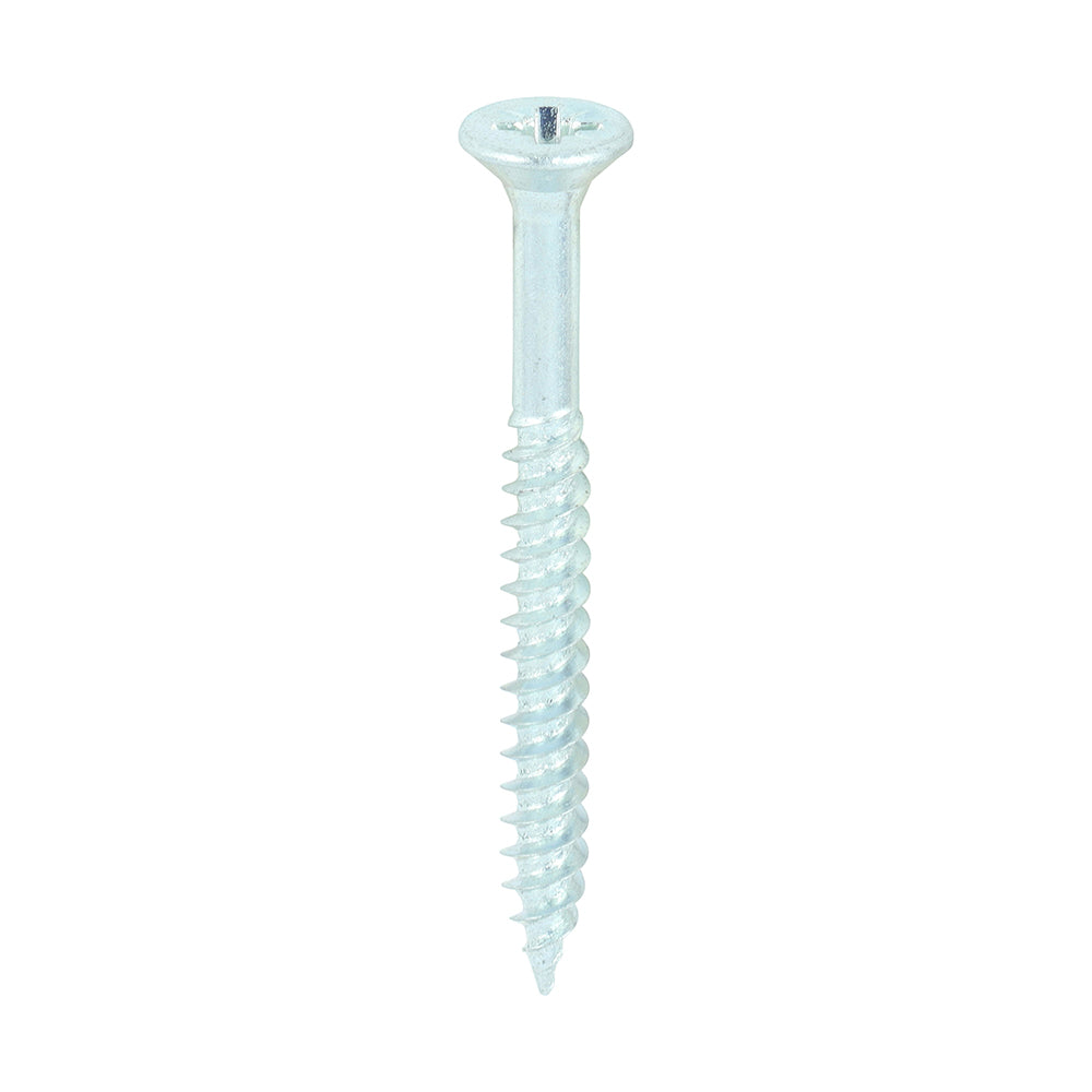 TIMCO Twin-Threaded Countersunk Woodscrews - Silver